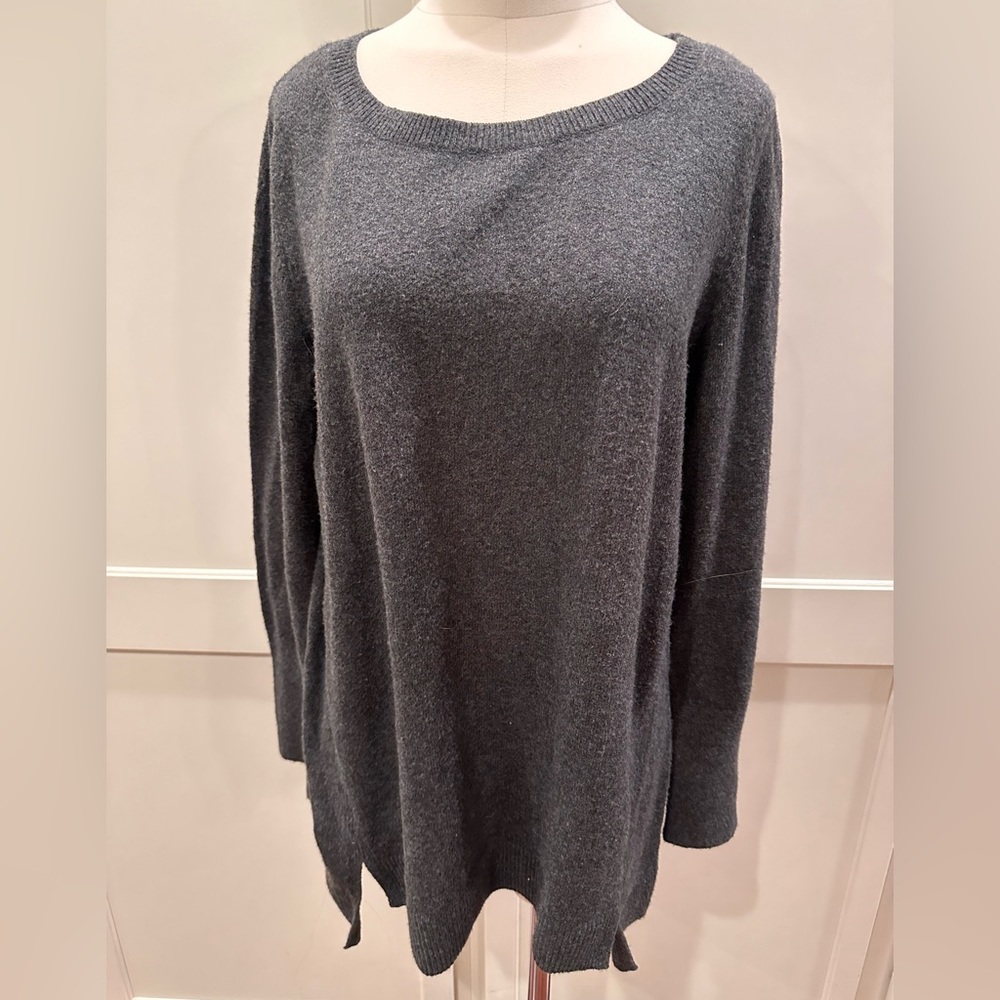 Loft, gray tunic sweater